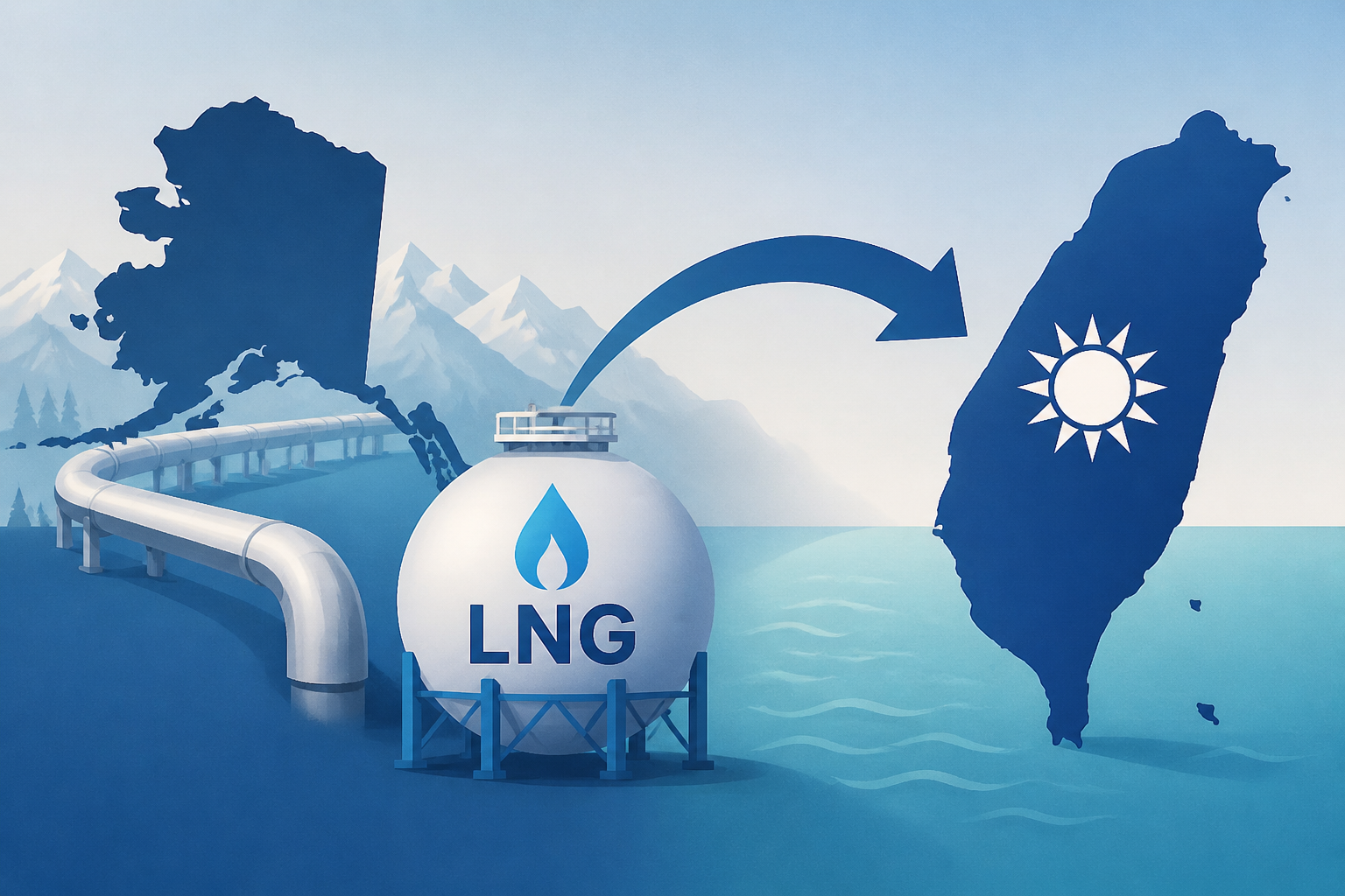 Taiwan plans to buy liquefied natural gas from Alaska pipeline project