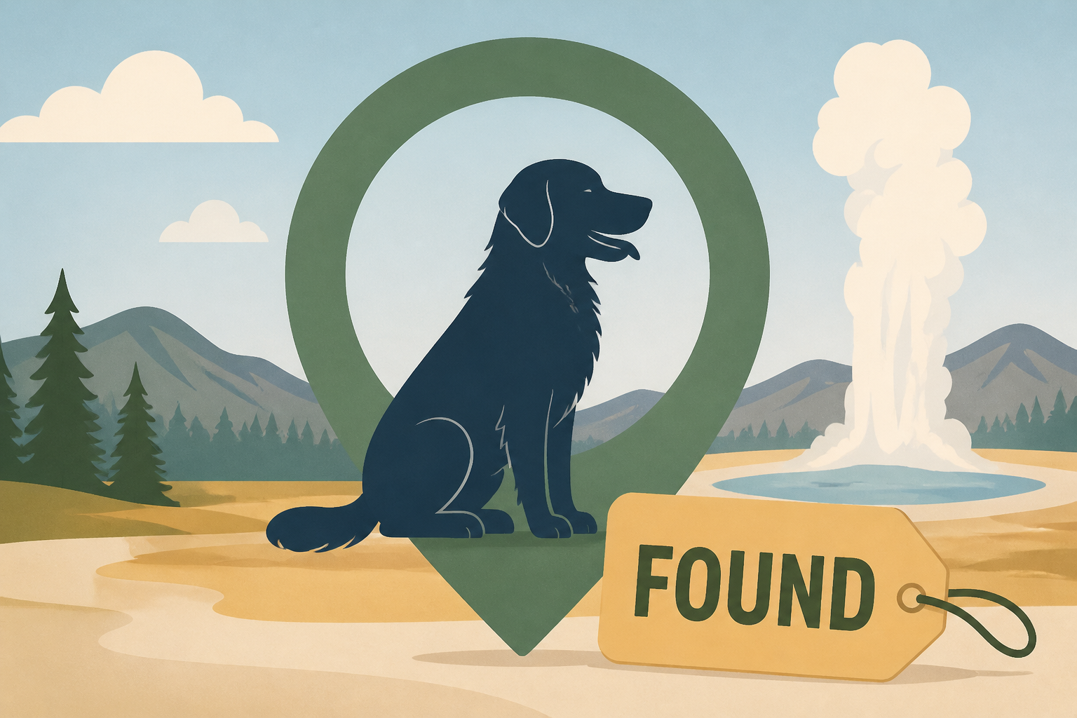 Calif. family dog that went missing in Yellowstone has been found
