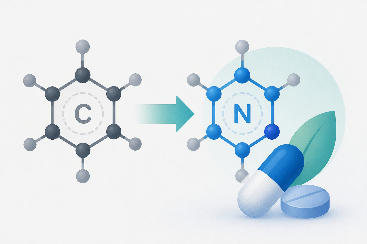 A new way to replace carbon with nitrogen atoms could lead to better medicines