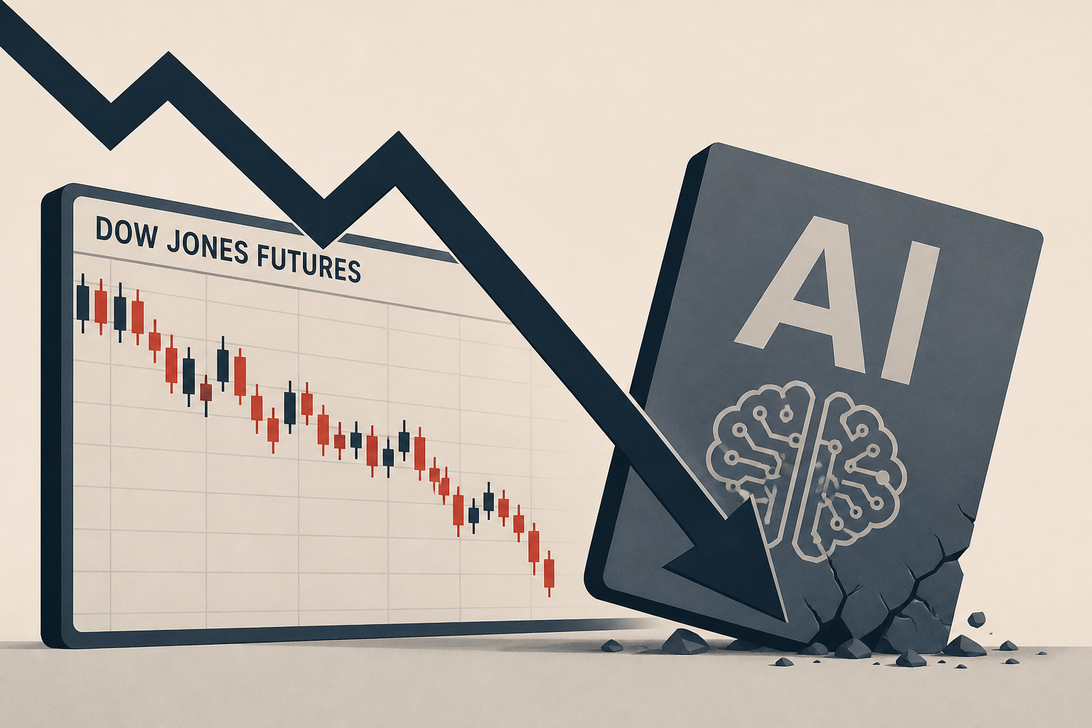 Dow Jones Futures: Techs Fall On Anthropic News After Dell, AMD, CoreWeave Dive In AI-Led Sell-Off