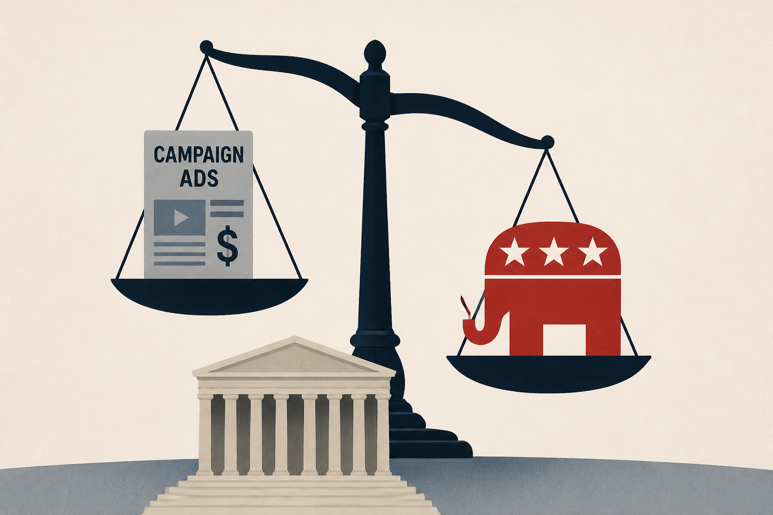 Supreme Court sides with Republicans in dispute over cost of campaign ads