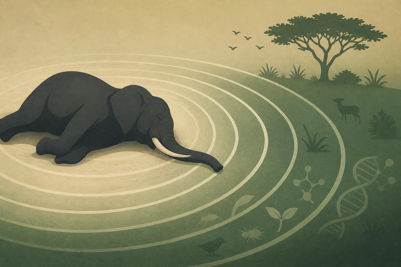 Where Elephants Fall, Their Impact Echoes for Years