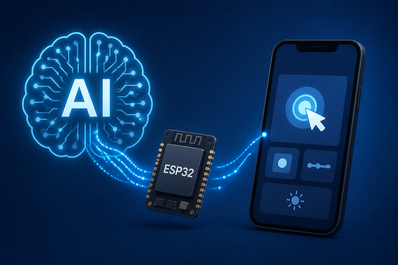 AI Controls IPhone Via ESP32