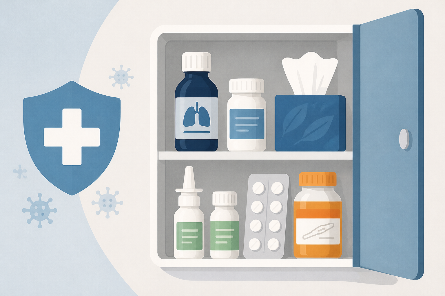 What to stock in your medicine cabinet for cold and flu season : NPR