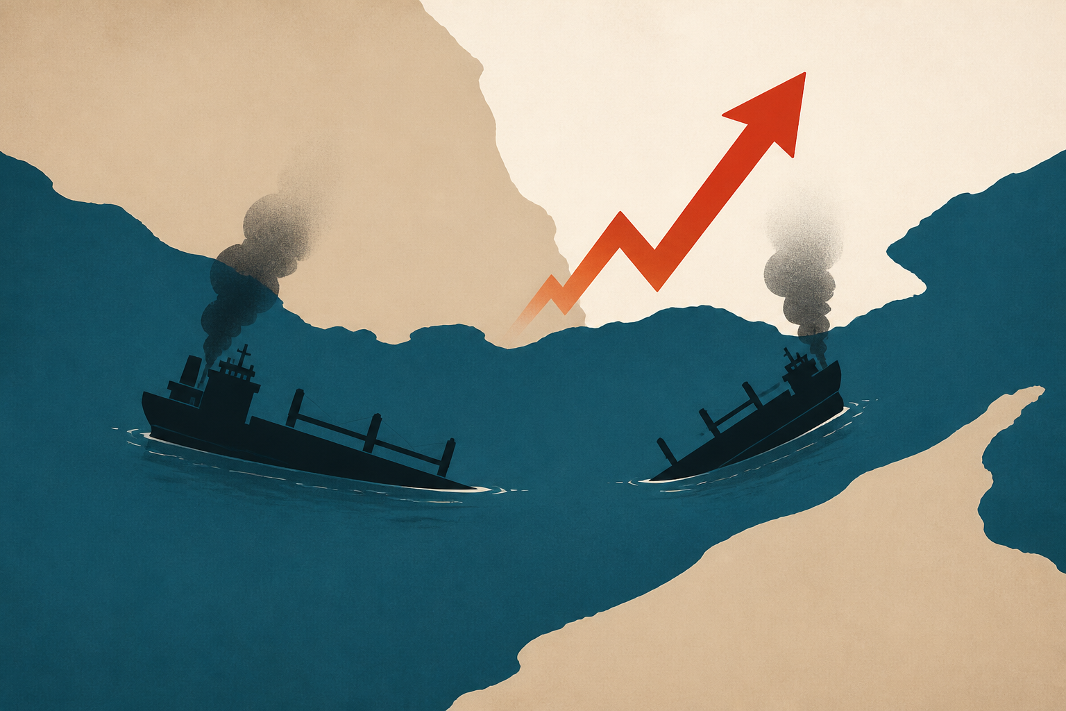 Two cargo ships sunk in Strait of Hormuz as Iran ramps up attacks in run-up to midterms