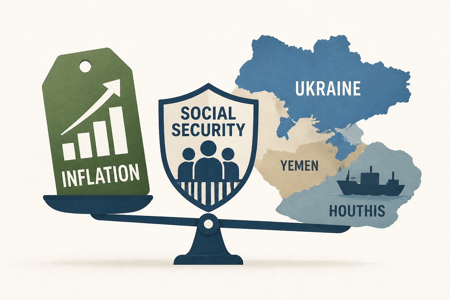 Inflation; Social Security; Ukraine; Yemen Houthis : NPR