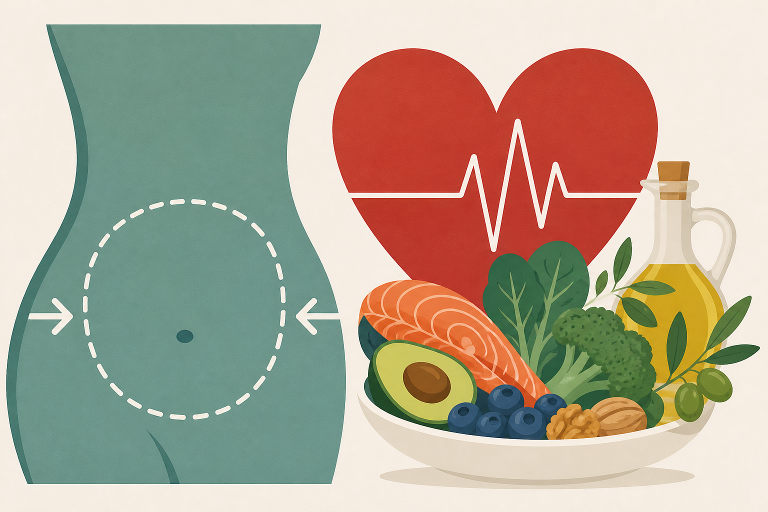 Best foods for reducing dangerous belly fat and protecting heart health
