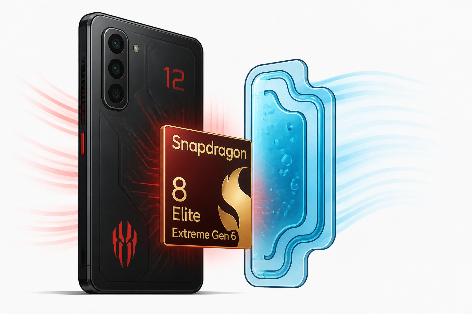 Red Magic 12 Pro+ gaming phone launches with Snapdragon 8 Elite Extreme Gen 6, liquid