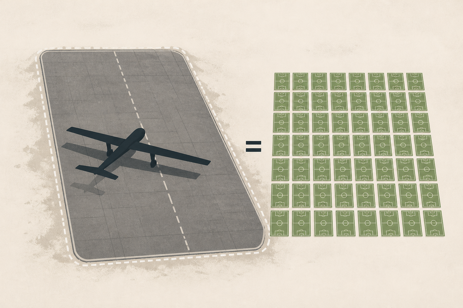 Russia's New Drone Launch Site Is as Big as 126 Soccer Fields