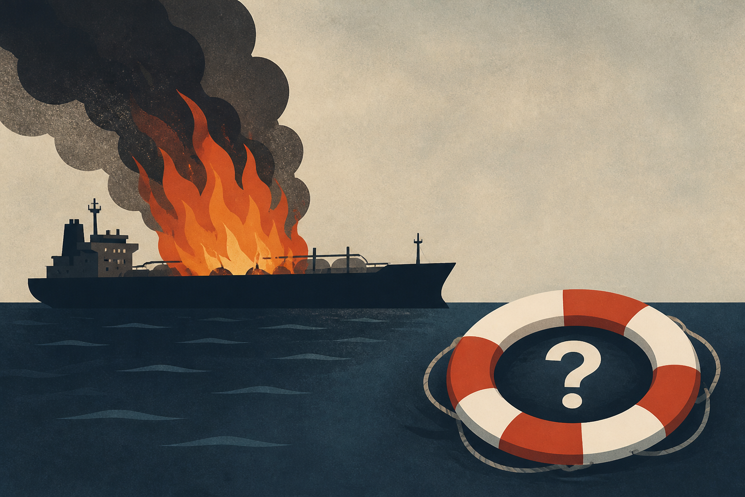 Seven crew missing after drone attack leaves tanker ablaze off Romania's coast