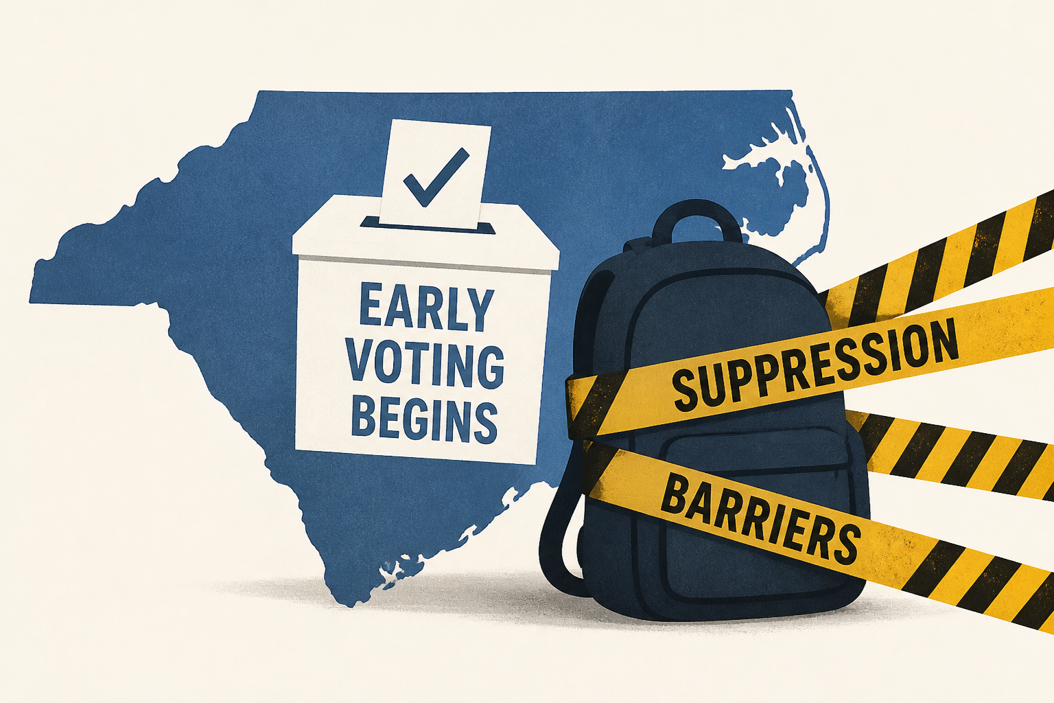 North Carolina early voting begins, with students targeted by suppression schemes