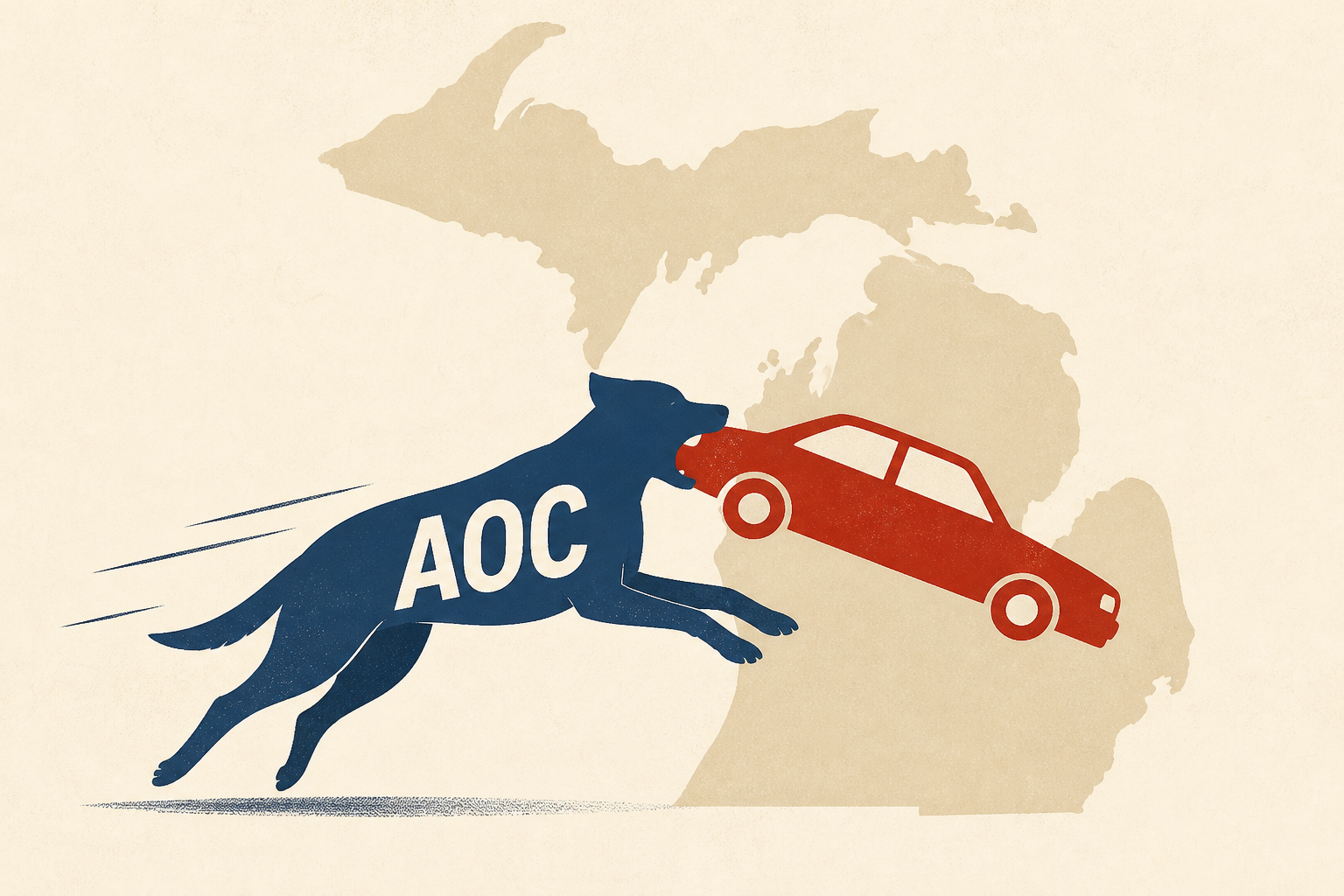 ‘The dog has caught the car’: Why AOC is campaigning in Michigan’s Trump country
