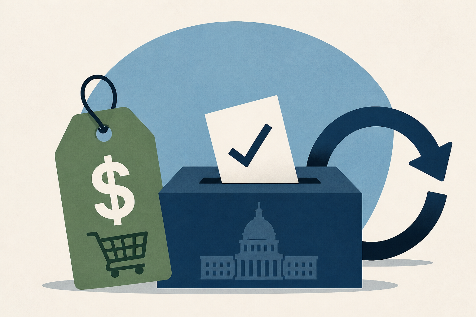Ahead of the midterms, most voters cite the economy and cost of living as top issues and favor political change