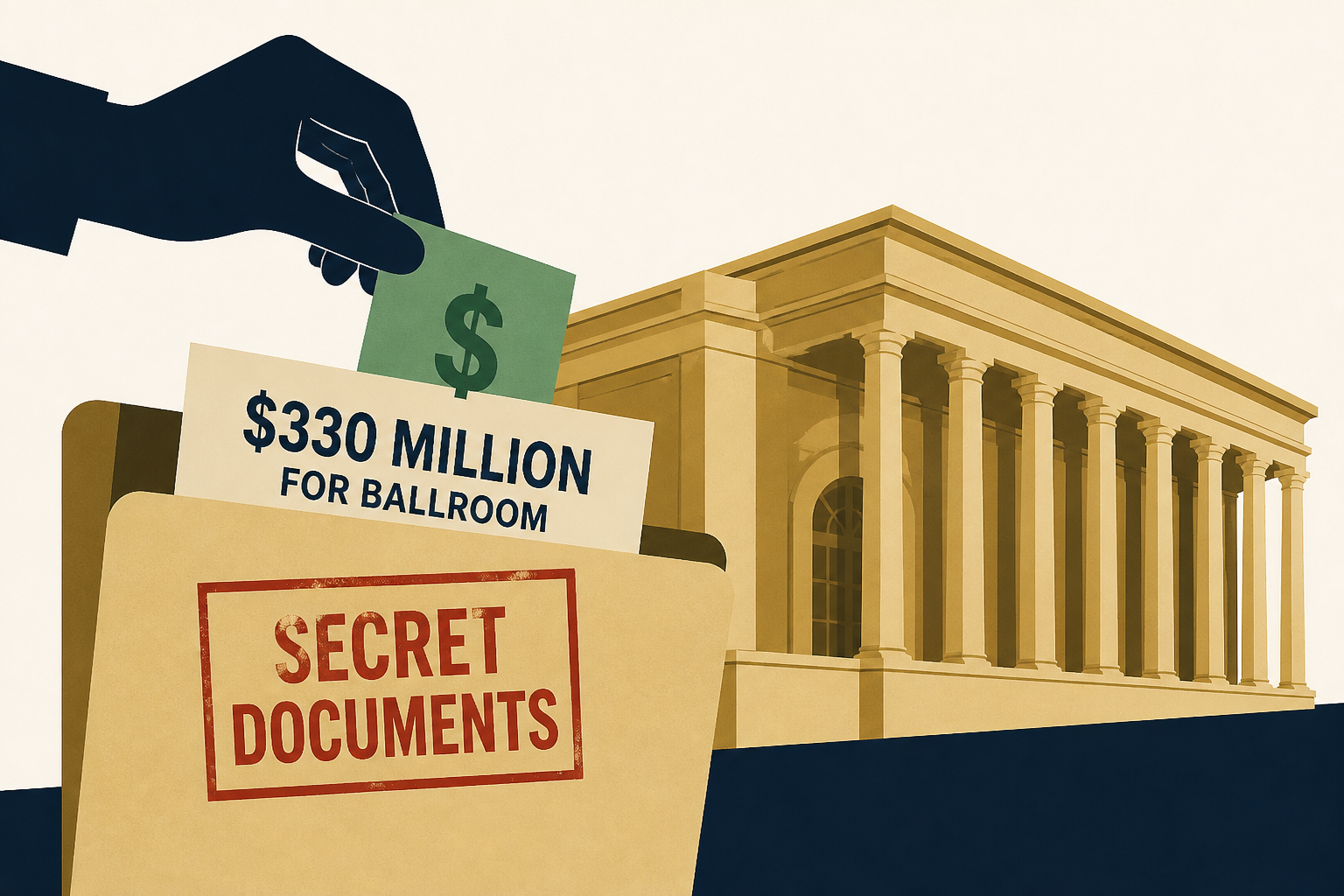 Secret documents reveal donors behind $330 million for Trump’s ballroom