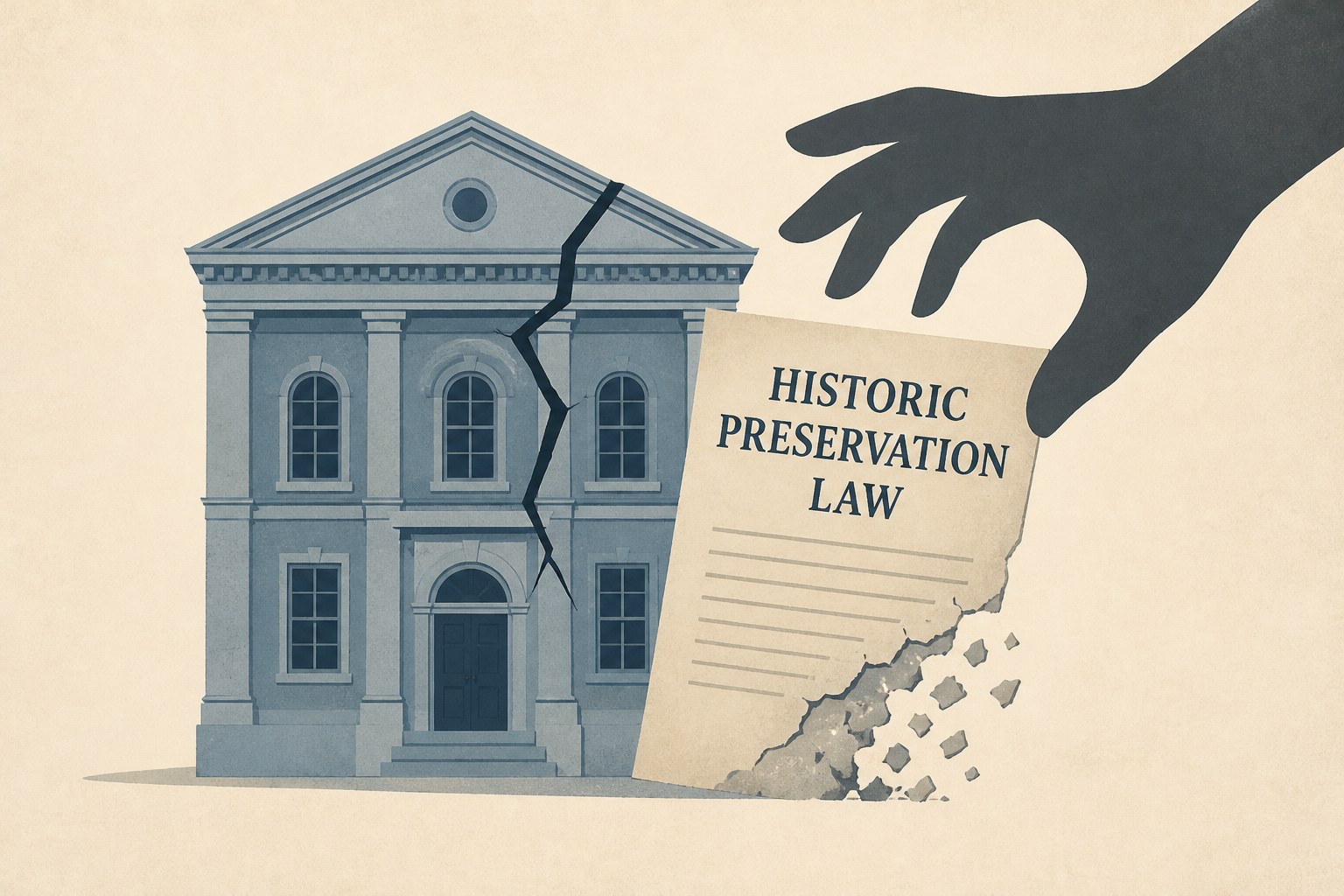 Historic preservation law is under threat at 60 : NPR
