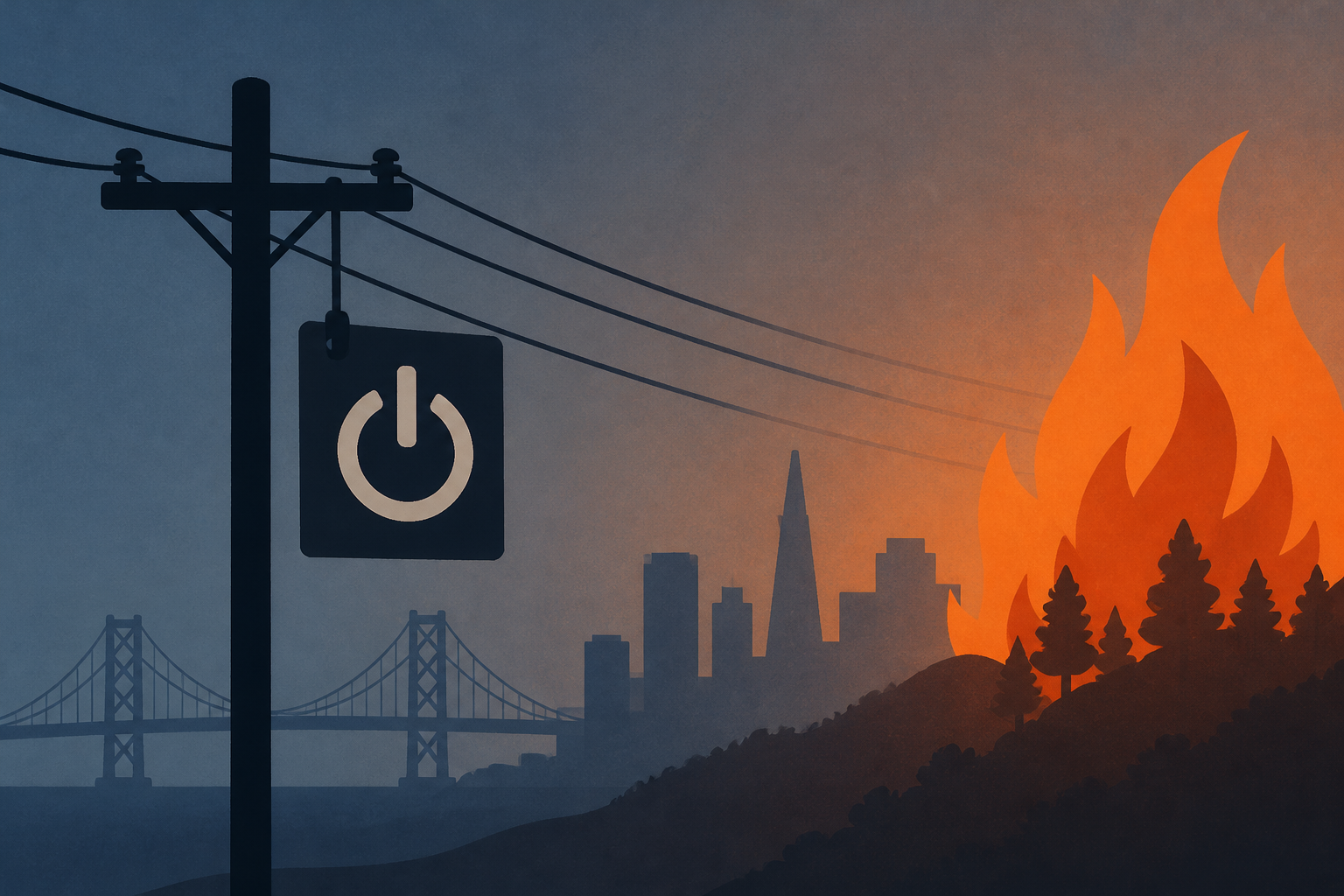 PG&E cuts off power to thousands in Bay Area due to wildfire risk