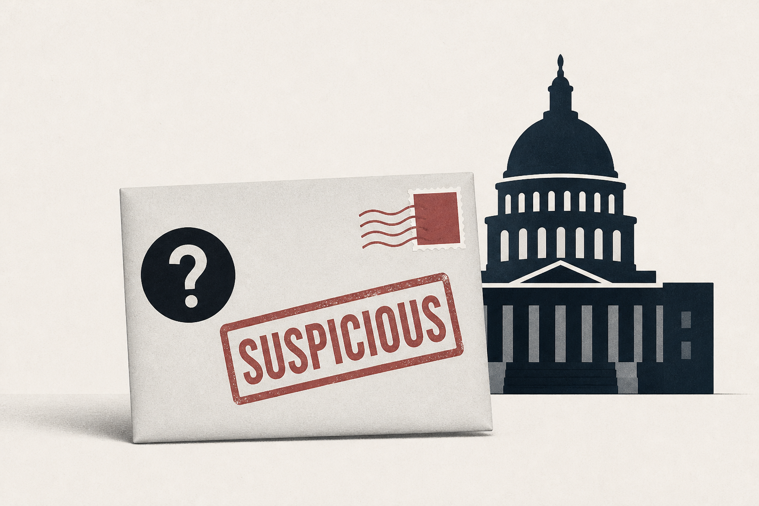 Suspicious mailings to election officials, congressional offices : NPR