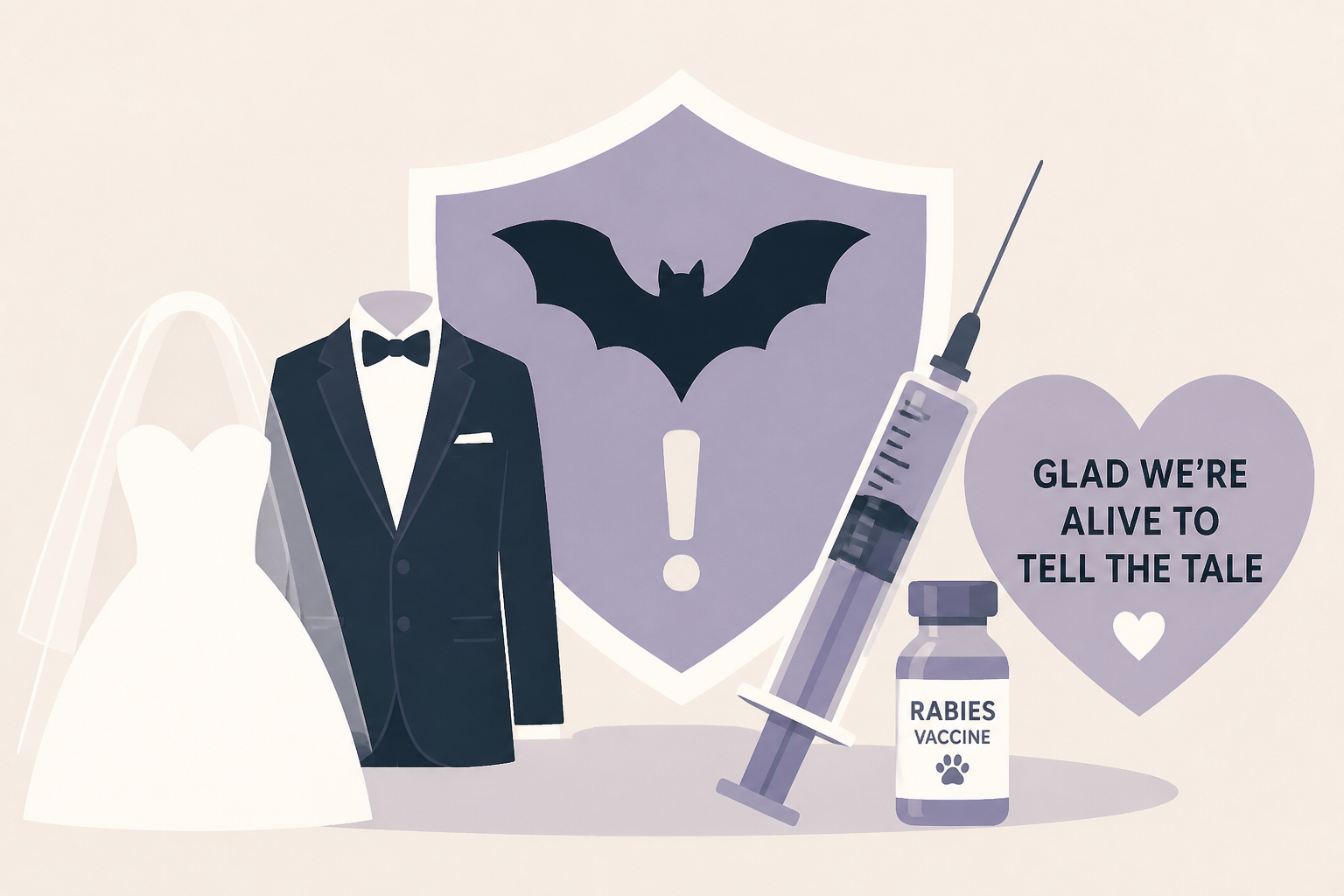 Bride and Groom Forced to Get Rabies Shots on Wedding Day After Bat Scare: ‘Glad We’re Alive to Tell the Tale’ (Exclusive)