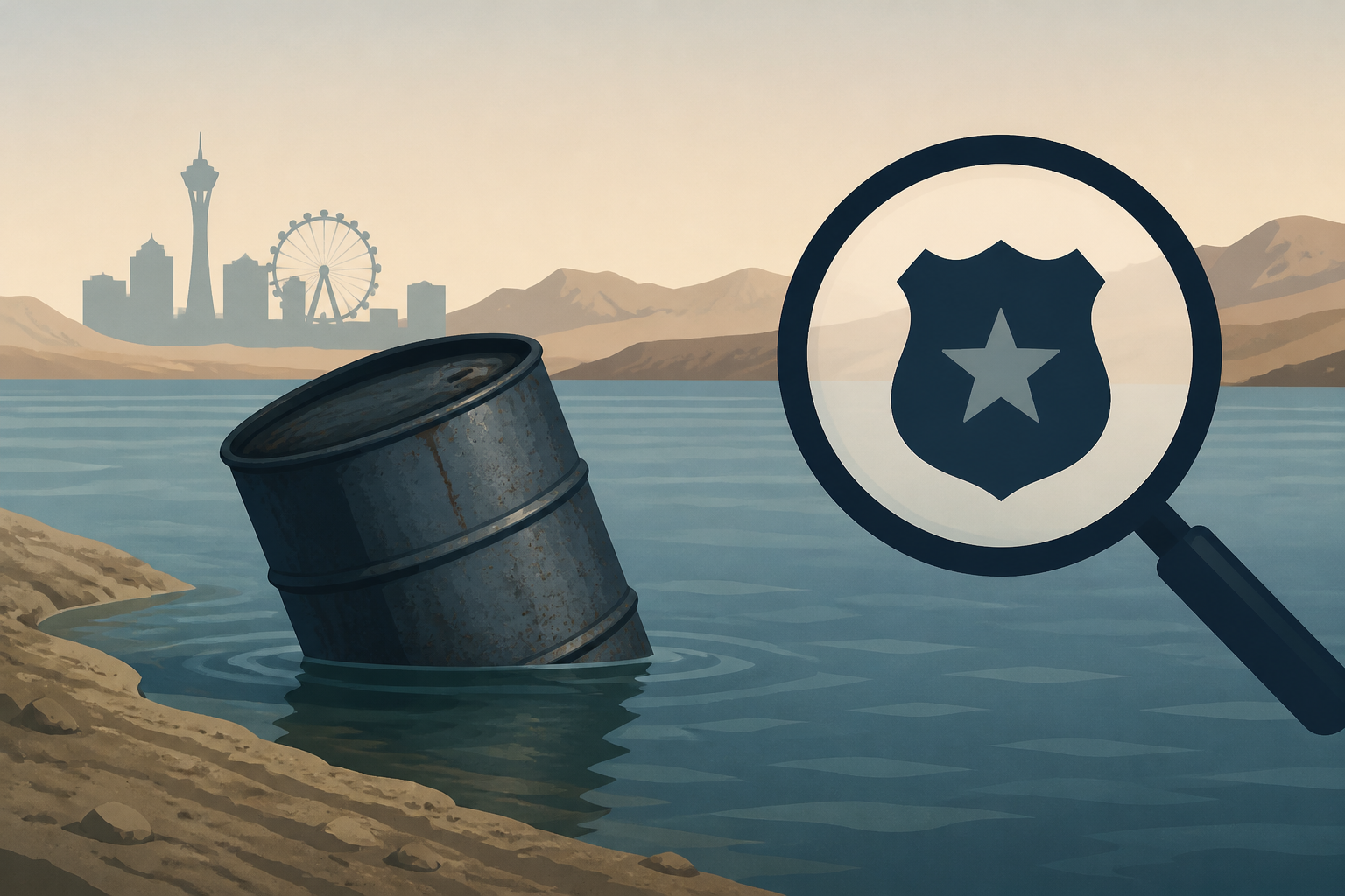 Las Vegas police to announce identity of body found in barrel in Lake Mead