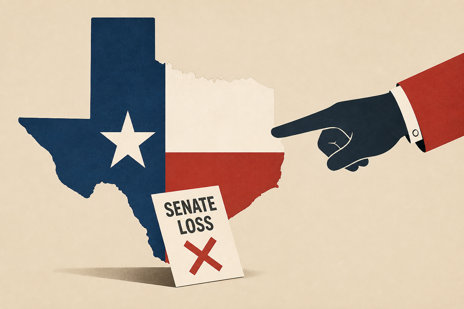Trump preemptively looks for someone to blame for a potential Texas Senate loss
