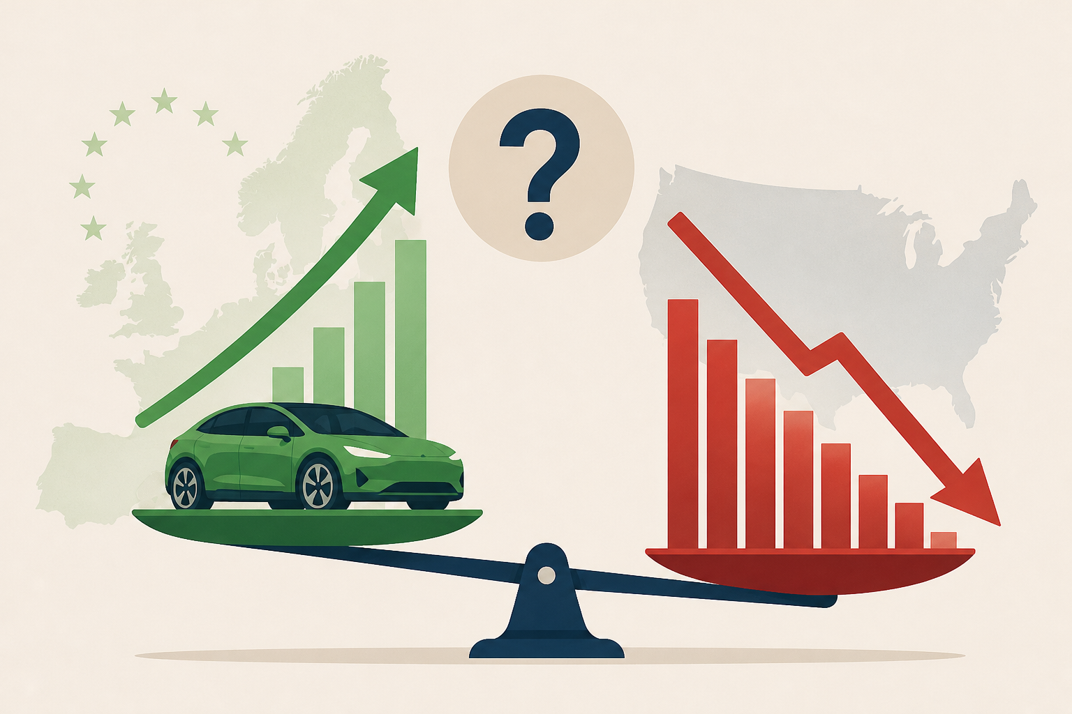 Europe's EV sales soar as North America drops 44% - here's the catch
