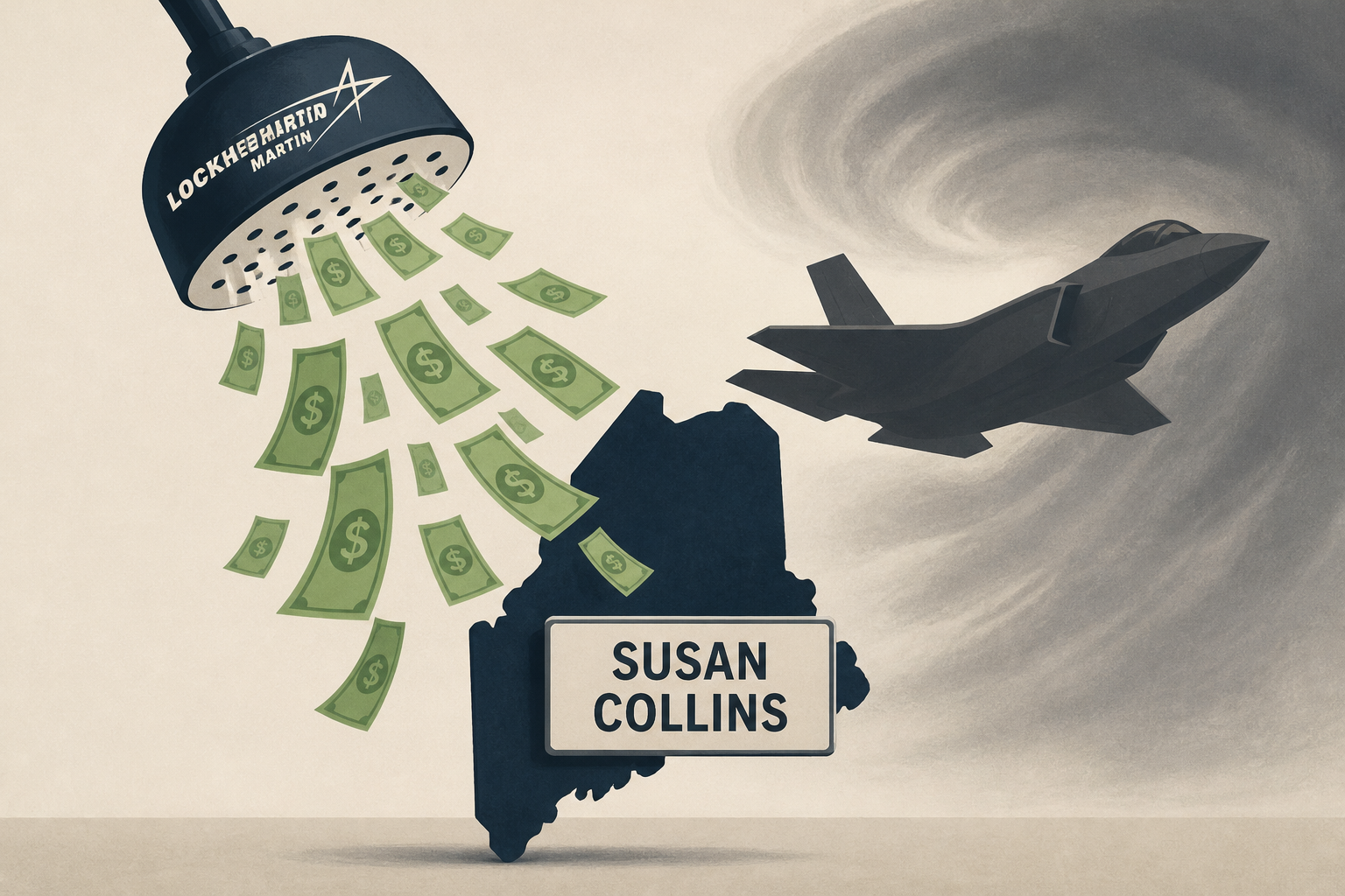 Lockheed Martin Showered Susan Collins With Cash as F-35 Program Hit Turbulence