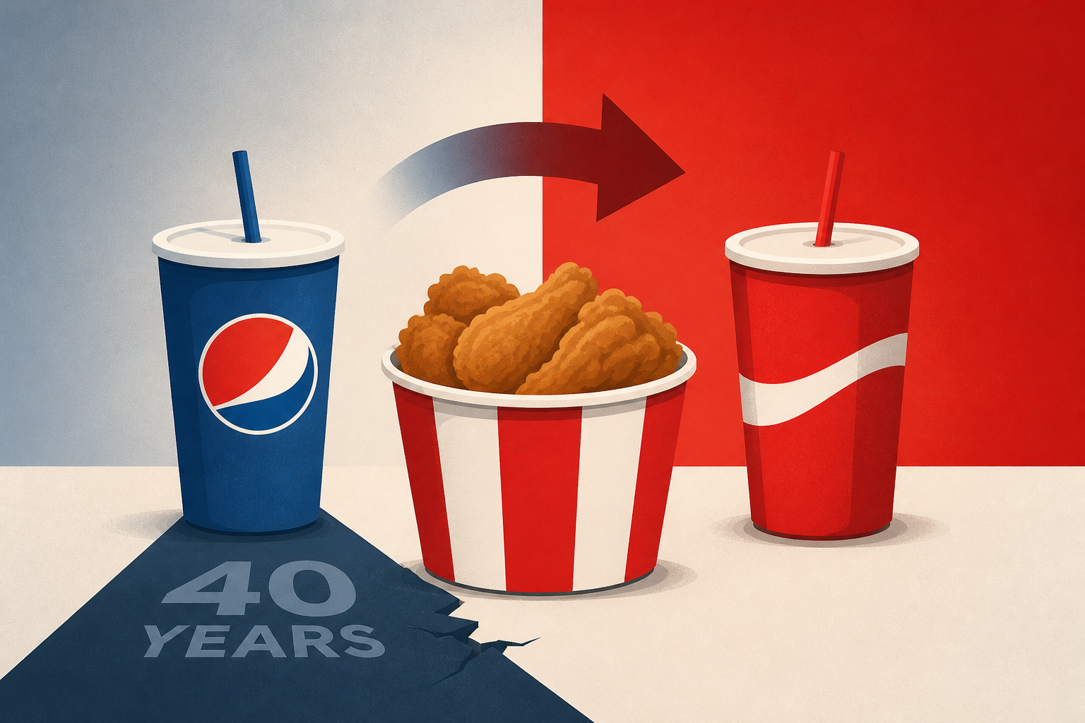 KFC drops Pepsi for Coca-Cola in the US, ending 40-year partnership
