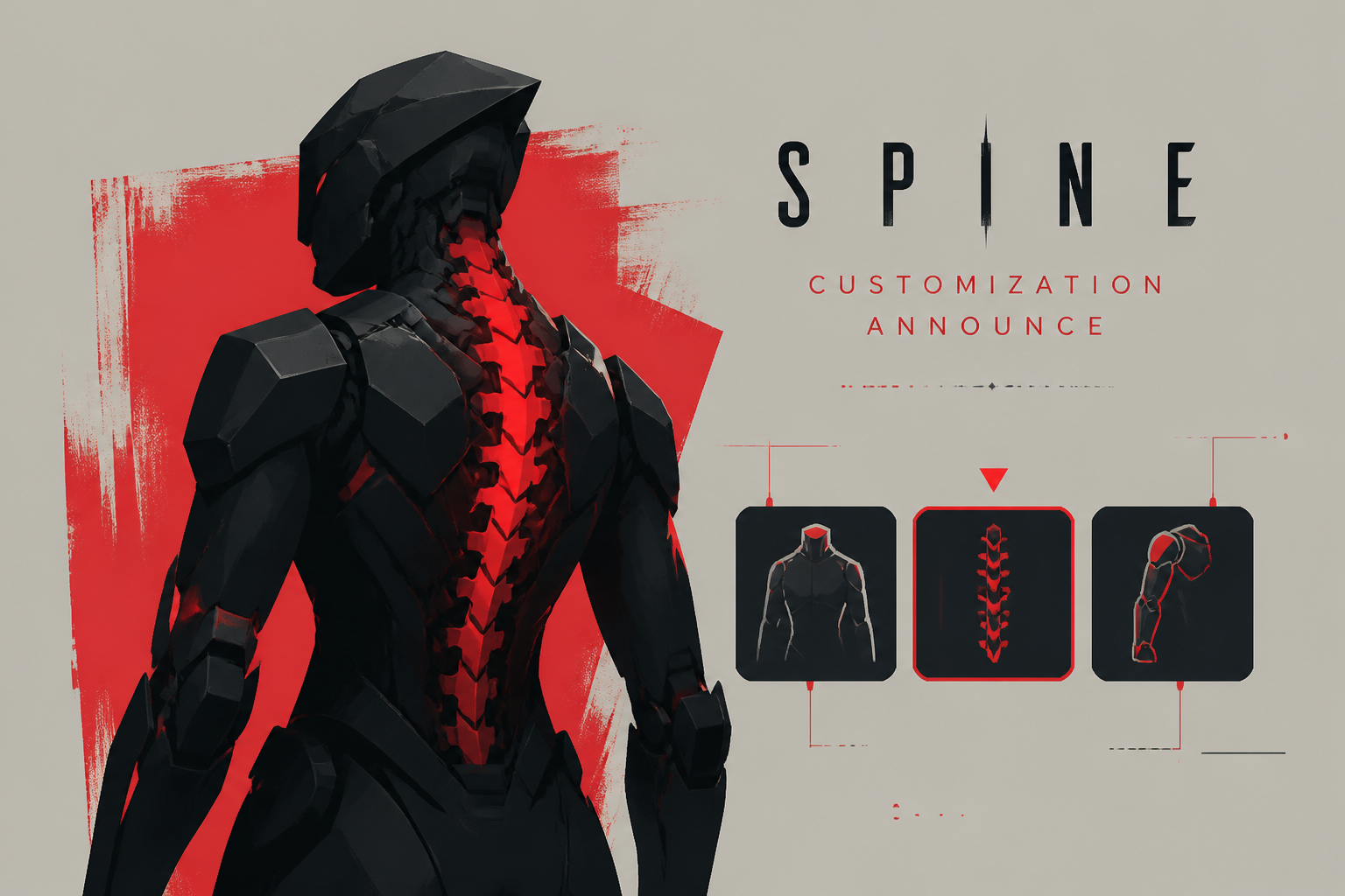 SPINE ‘Customization Announce’ trailer, screenshots