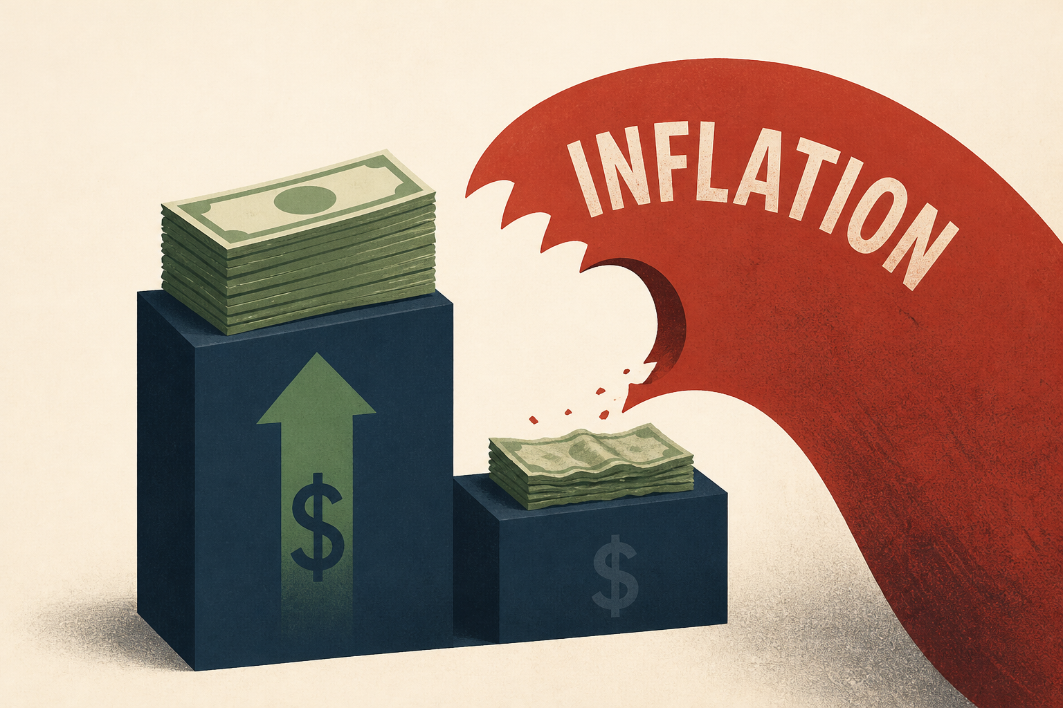 Got a Raise in Past 2 Years? It's Likely Now All Eaten by Inflation.