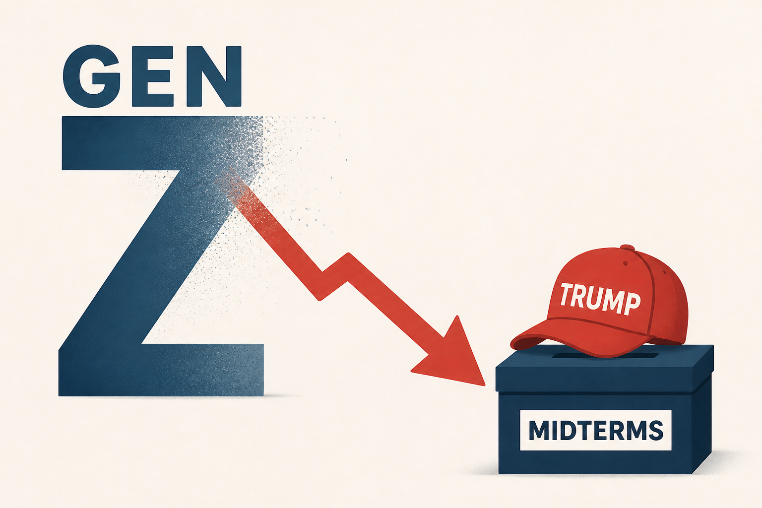 Gen Z support for Trump fades as midterms near : NPR