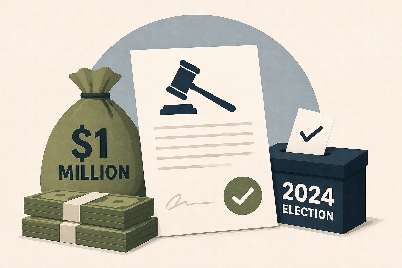 Elon Musk settles fraud lawsuits over his $1 million giveaways to 2024 election voters