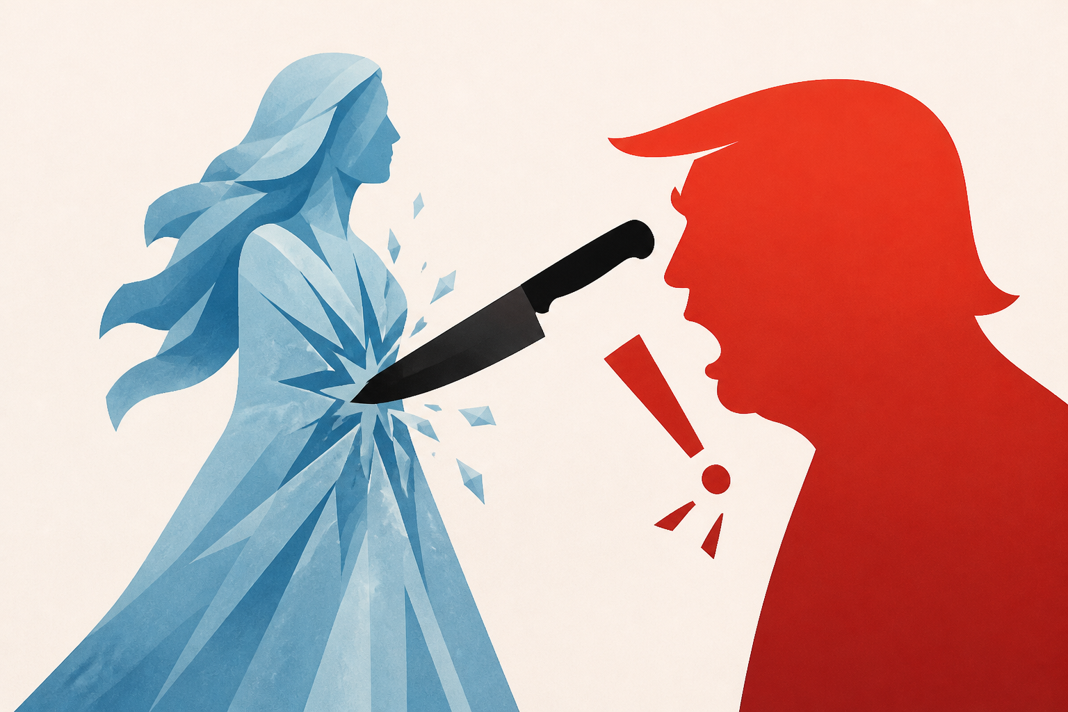 Natalie Harp Knifes Ice Maiden and Sparks Trump ‘Freakout’