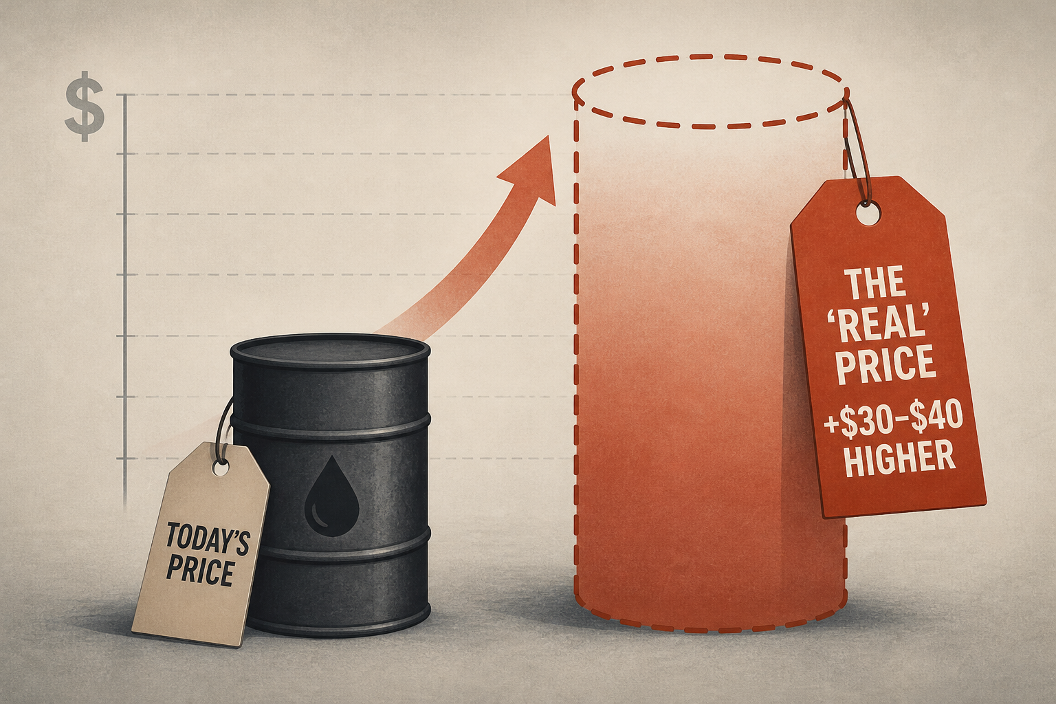 Brian Sullivan: Why the 'real' price of oil is likely $30-$40 higher than where it is now