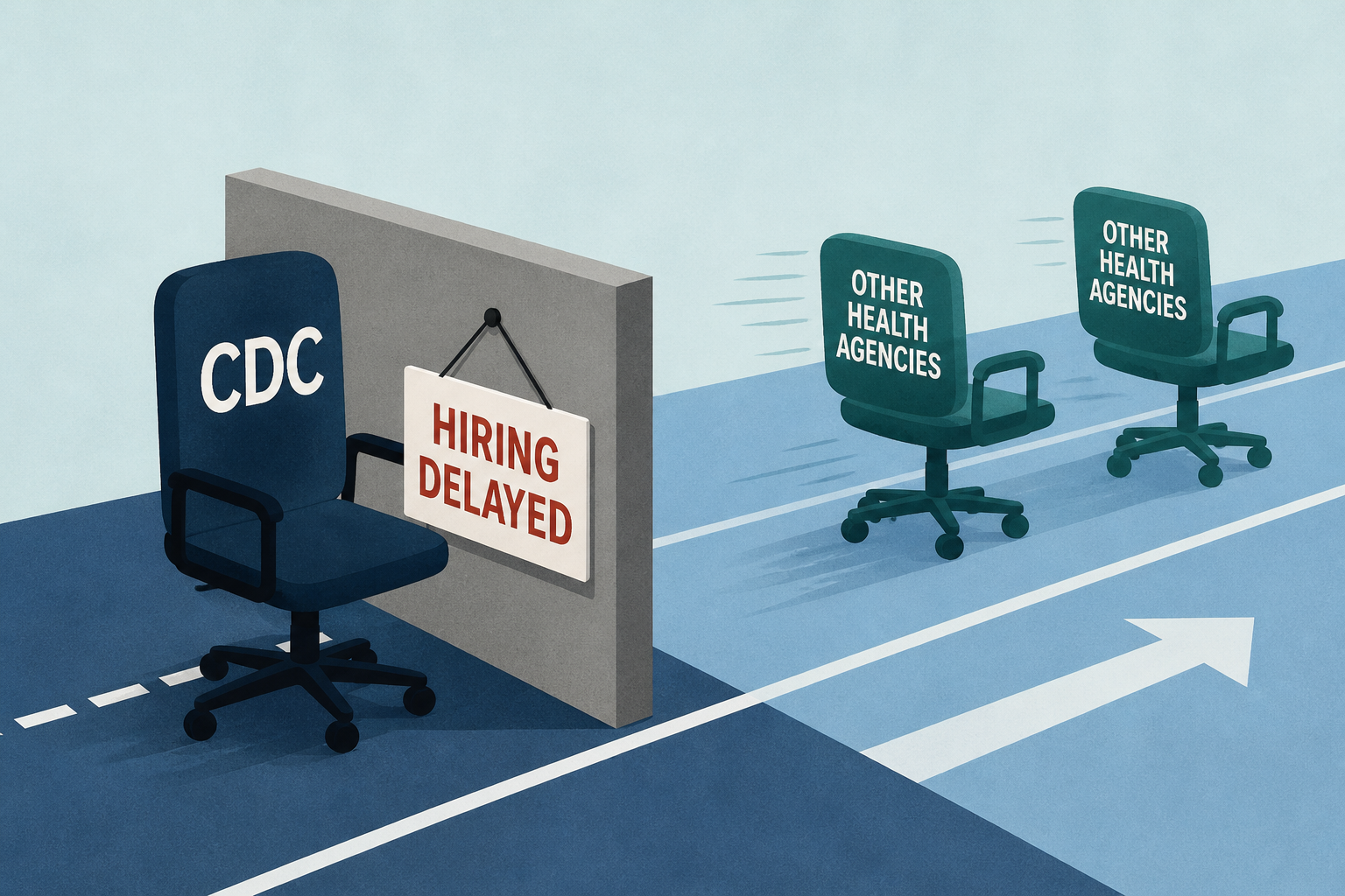 CDC lags in hiring behind other health agencies after DOGE cuts, union says