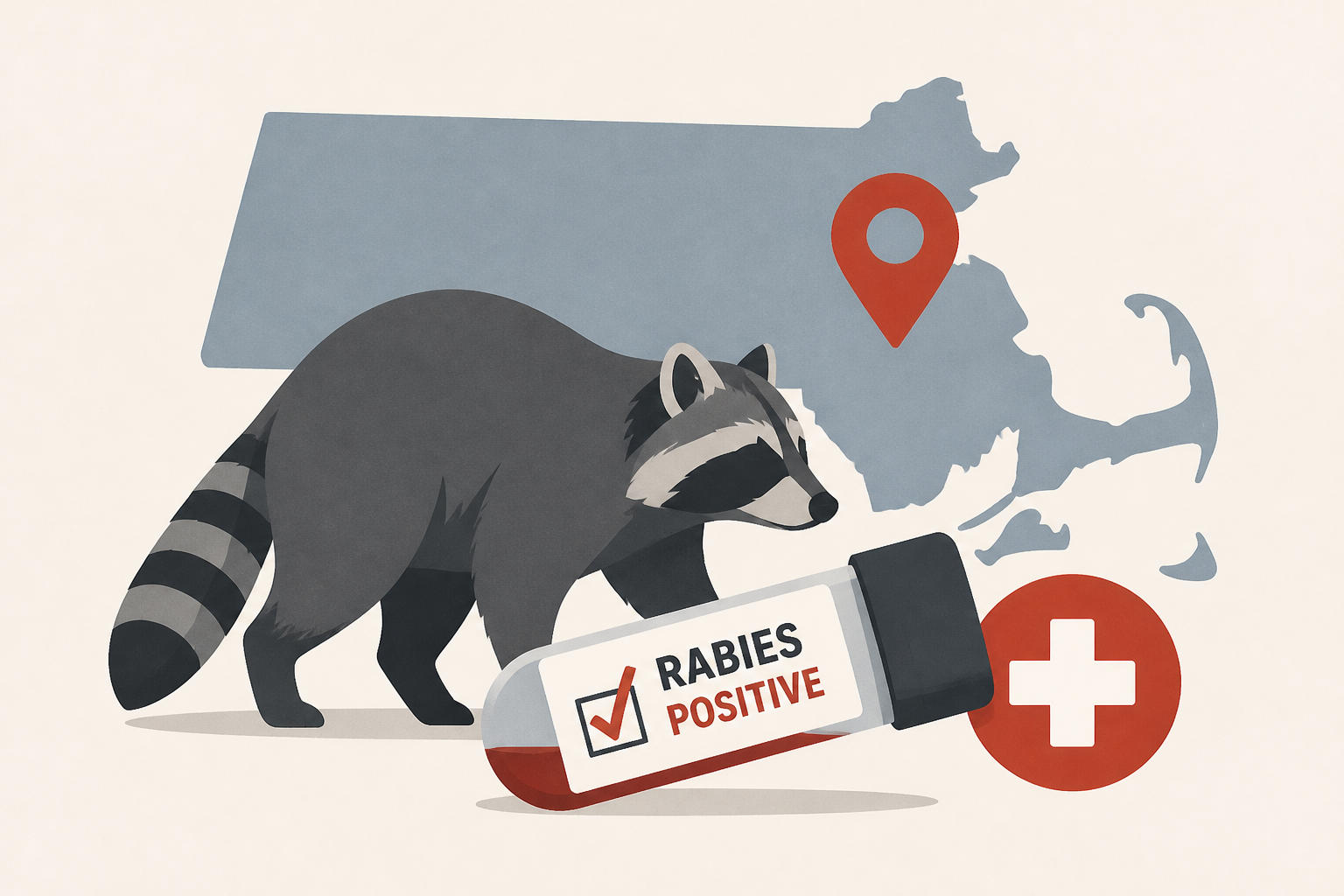 Raccoon found in Mass. town tests positive for rabies