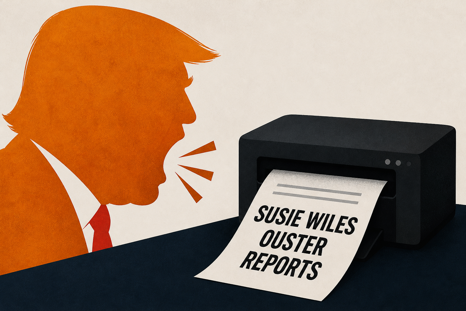 Trump ‘blew up’ after Natalie Harp printed out Susie Wiles ouster reports sparking White House ‘freakout’: report