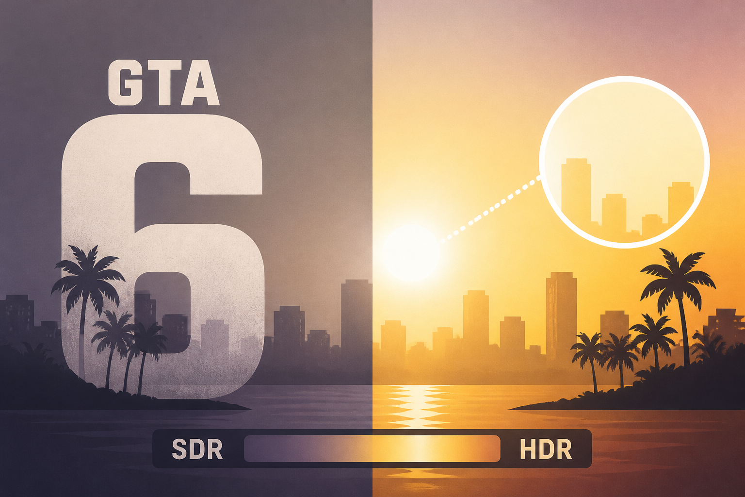 GTA 6's HDR Implementation May Be a Cheap SDR Upgrade, as Trailer Analysis Finds No Extra Detail in Highlights