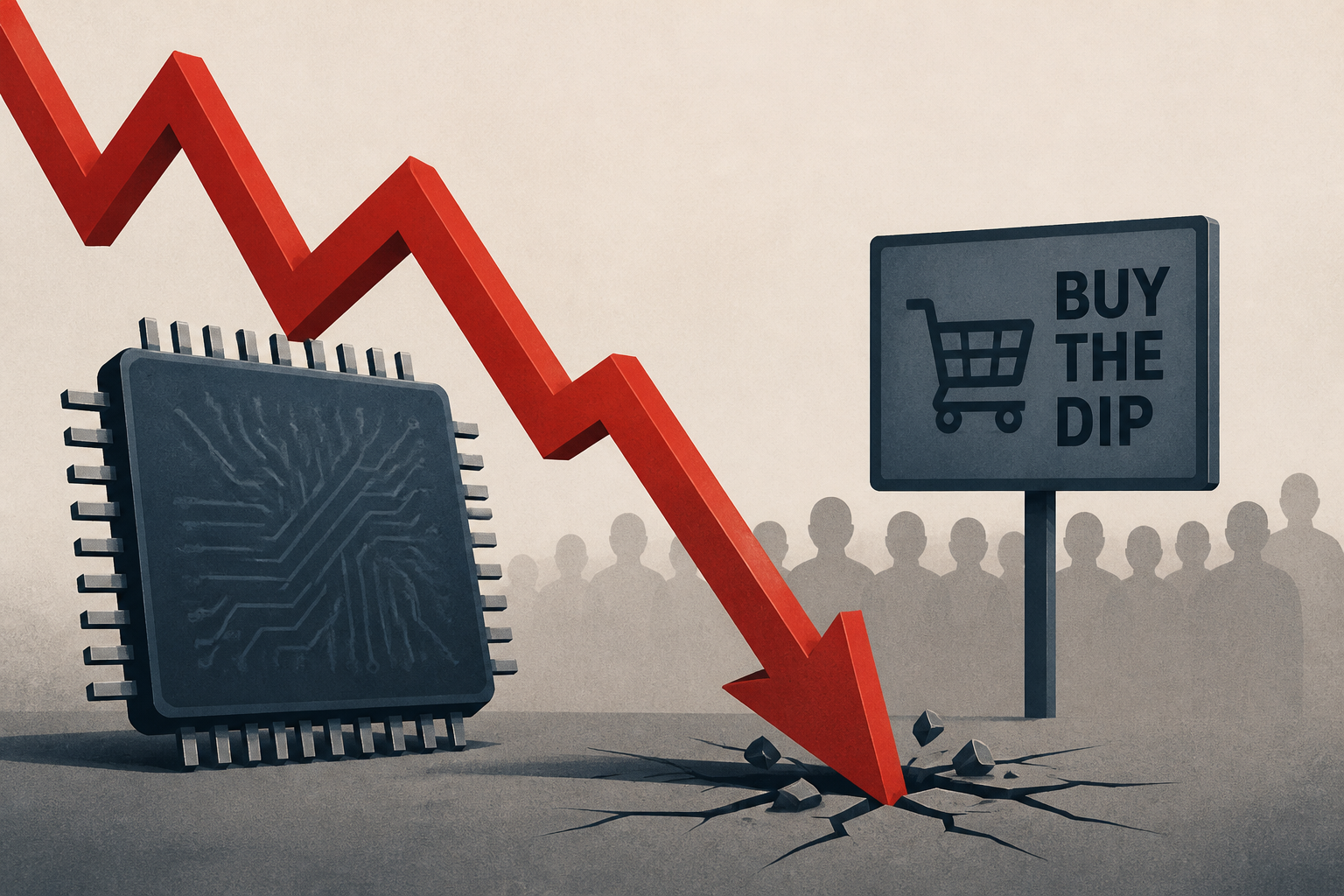 Micron Stock Drop Triggers ‘Buy the Dip’ Calls. No One’s Listening.