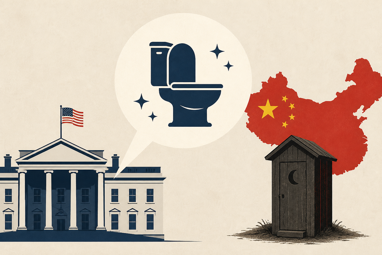 New White House press secretary Katie Zacharia says China lacked 'proper' toilets