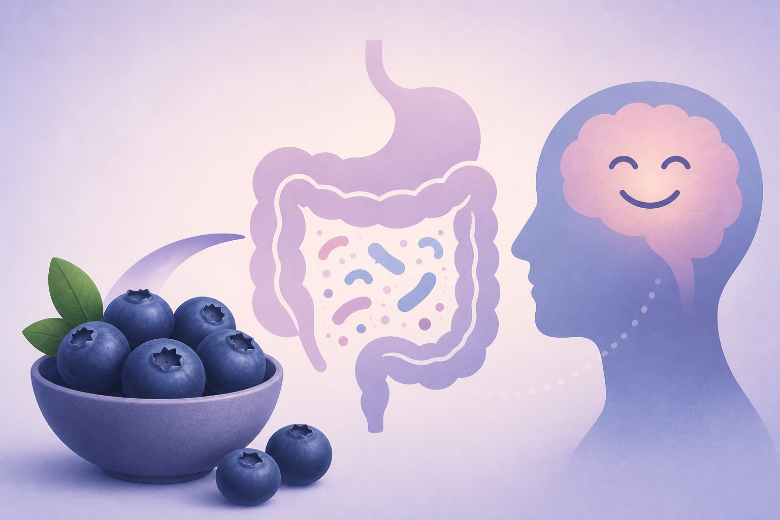 Eating Blueberries Linked to Subtle Gut Changes and Signs of Mood Improvement
