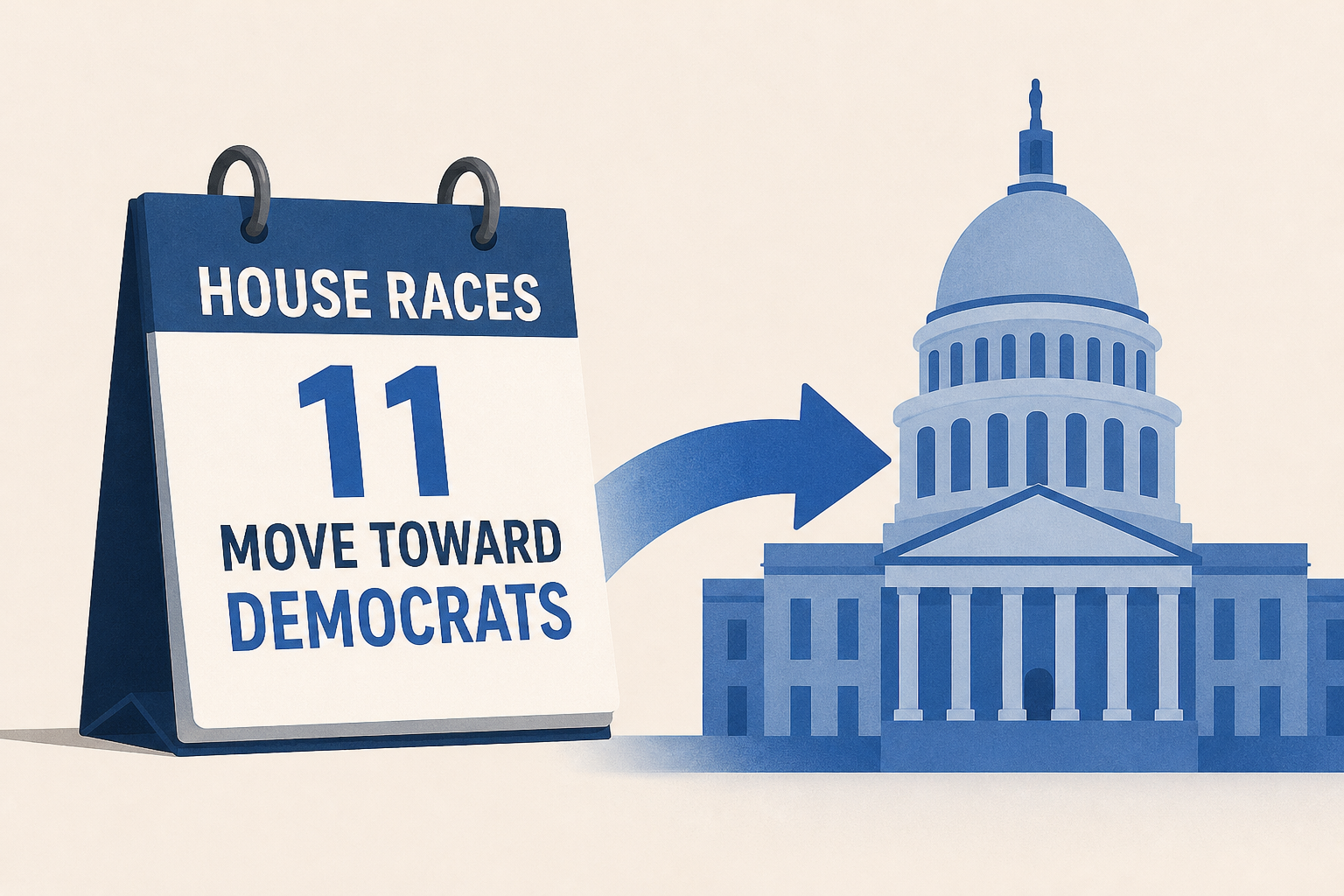 Cook Political Report moves 11 House races move toward Democrats