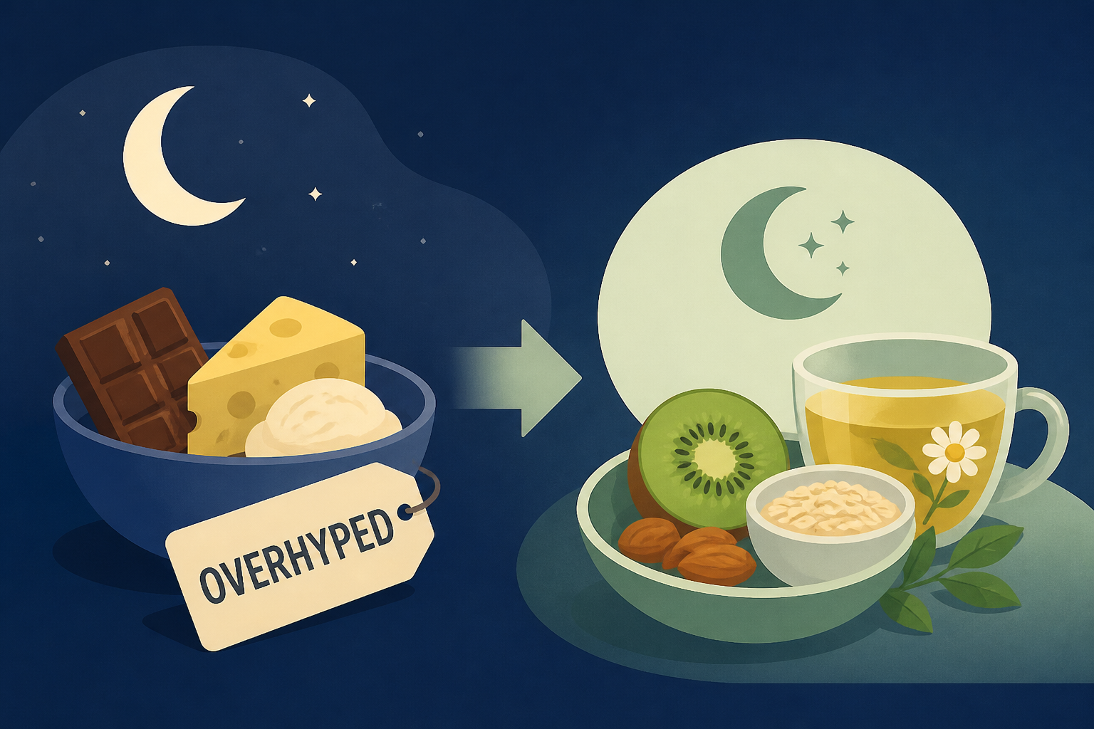 Many 'sleep foods' are overhyped. Here's what experts say to eat at night instead