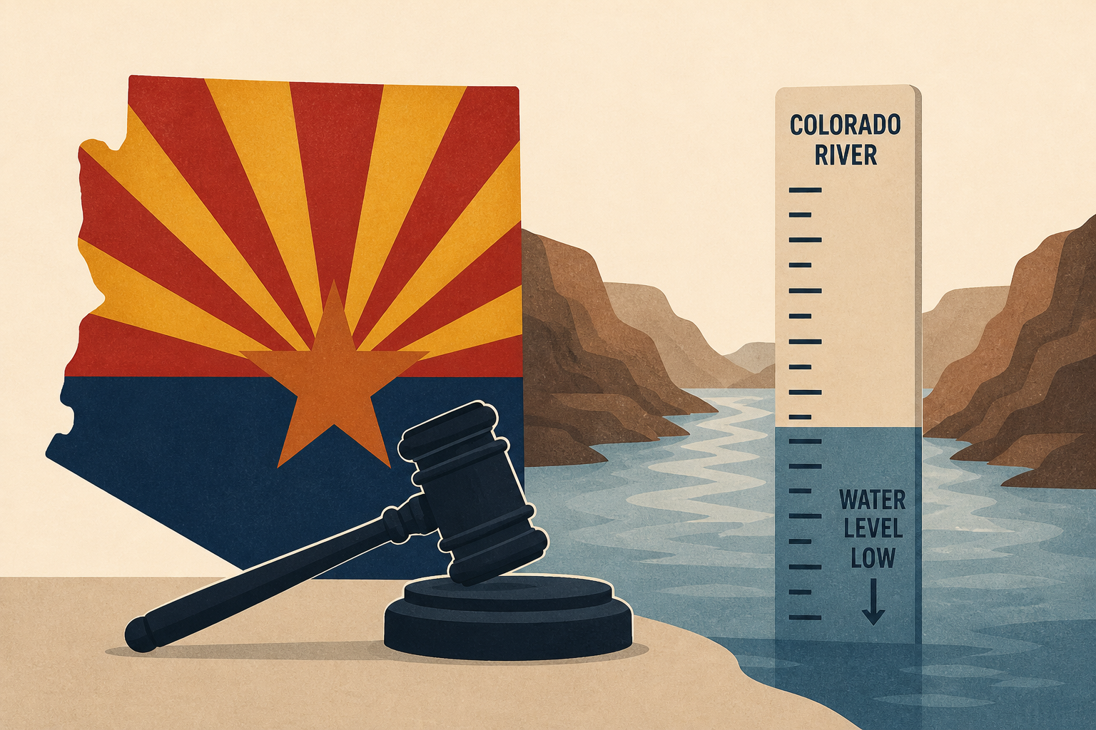 Arizona joins lawsuit over required water cuts in Colorado River plan