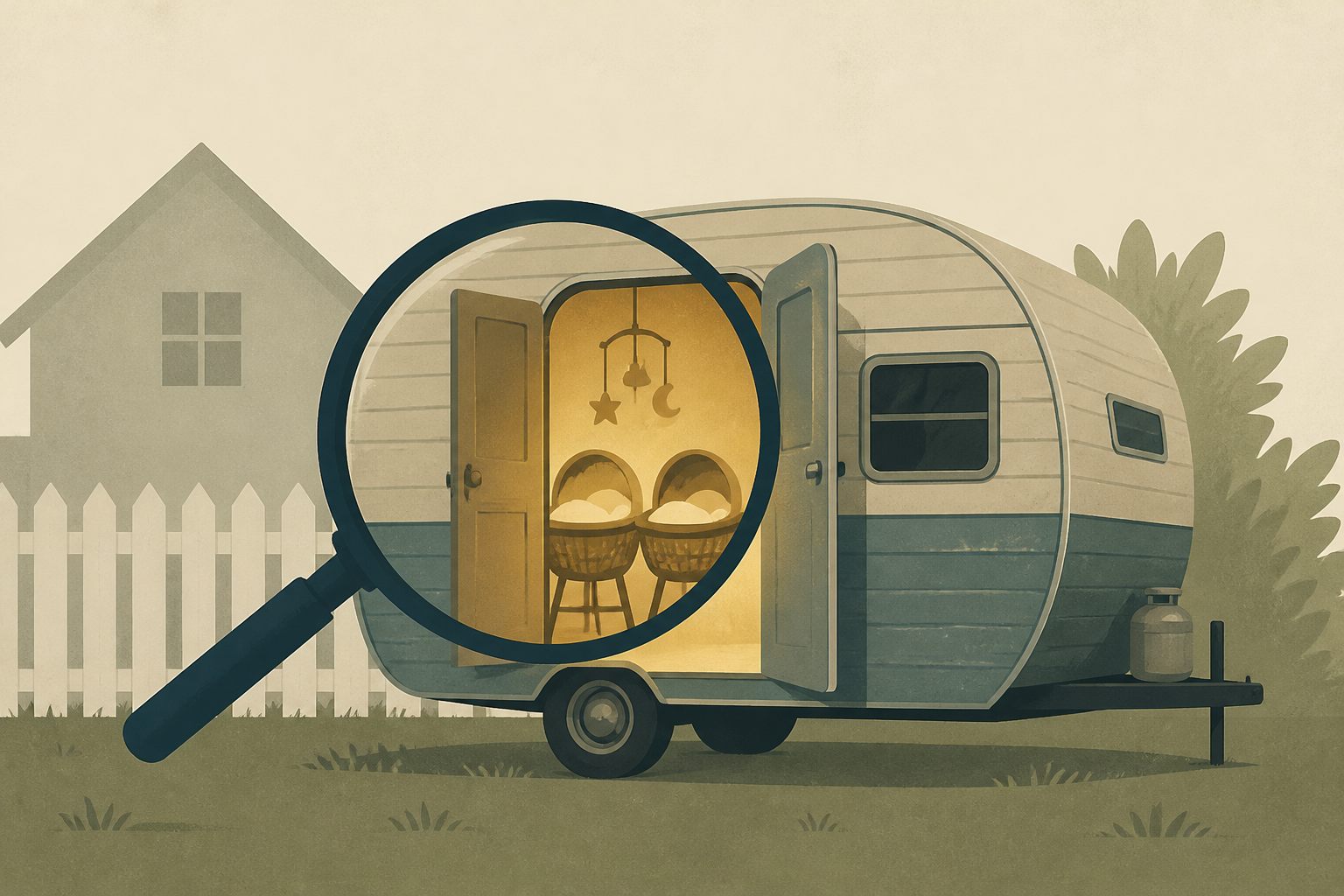 Homeowner Finds Trailer Abandoned In Her Yard And Realizes It's Hiding Babies