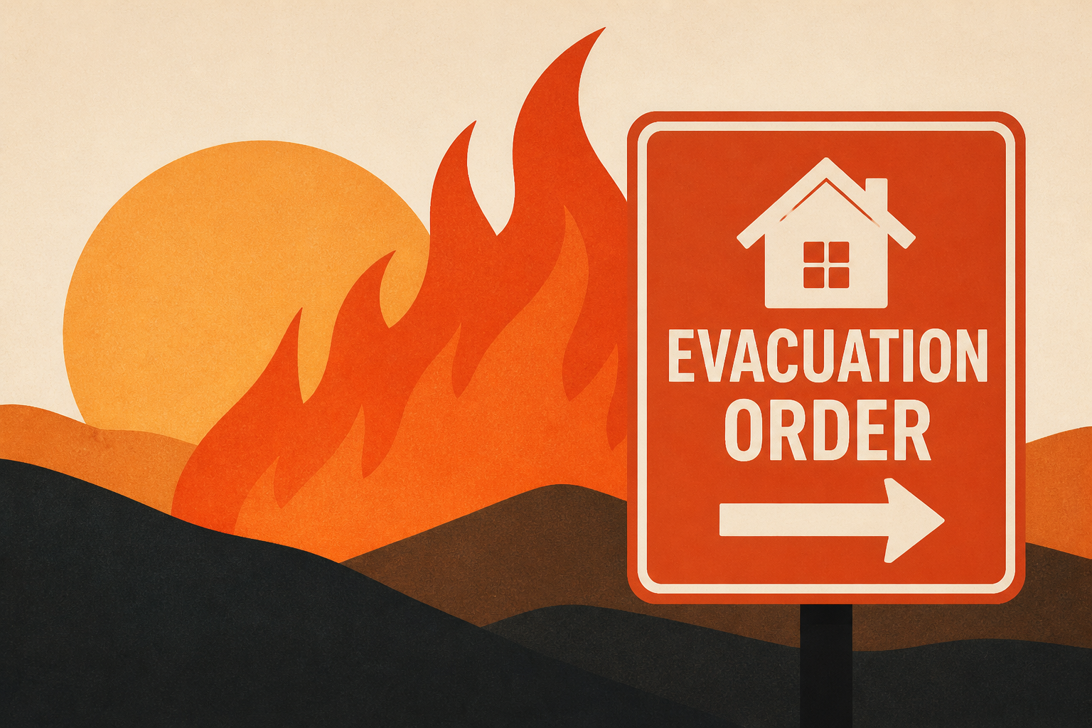 Evacuation orders issued as wildfire burns in Orange County, California