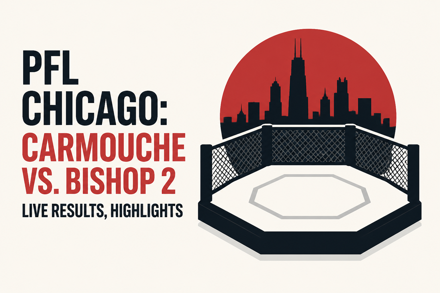 PFL Chicago: Carmouche vs. Bishop 2 live results, highlights