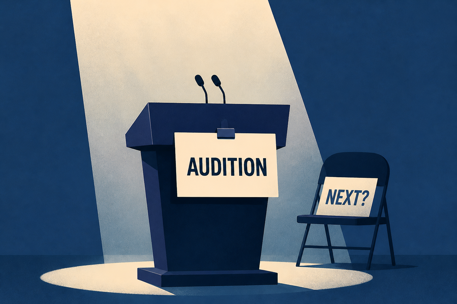 Press secretary auditions