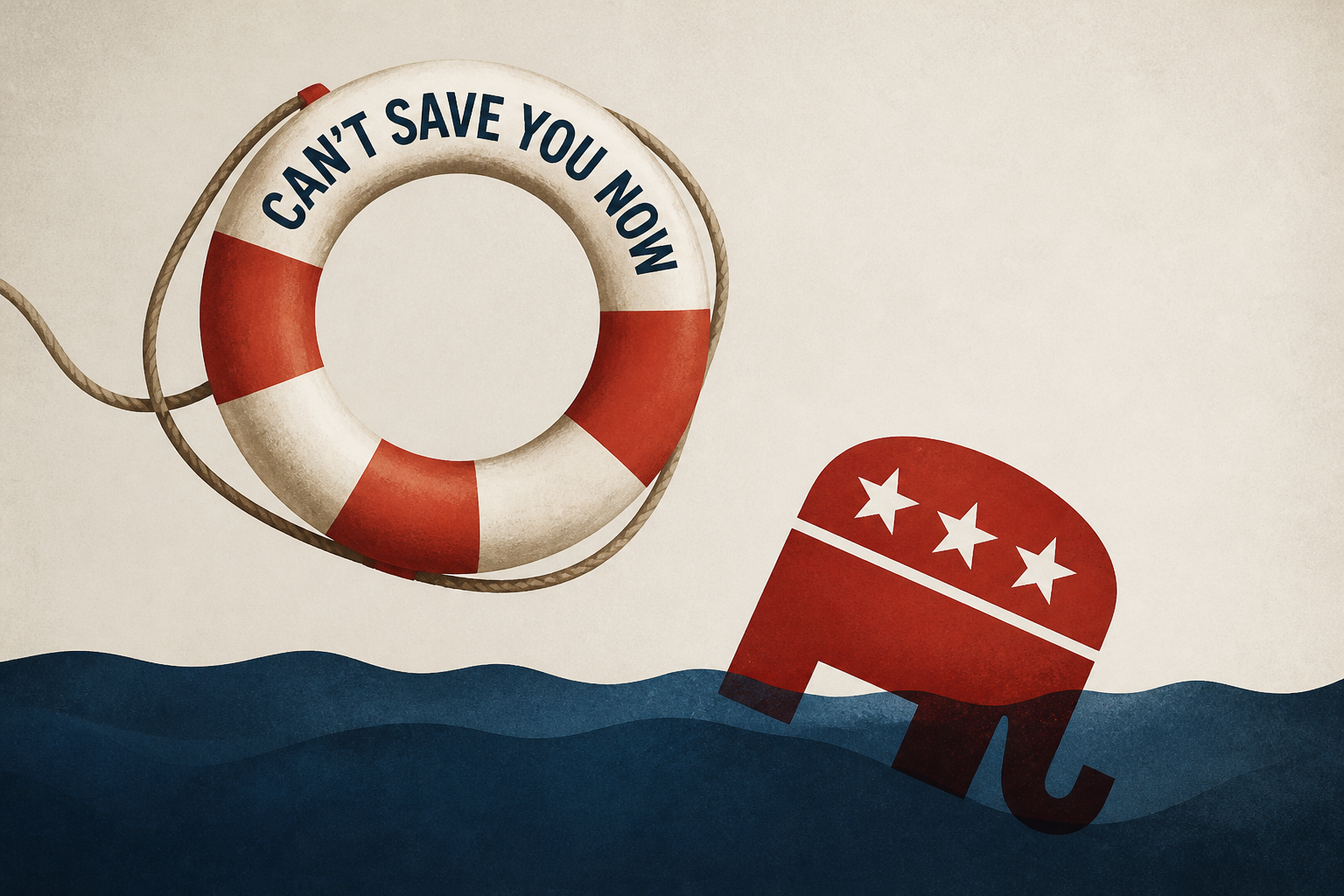 Trump Can't Save You Now, Republicans Warned Just Weeks Before Midterms