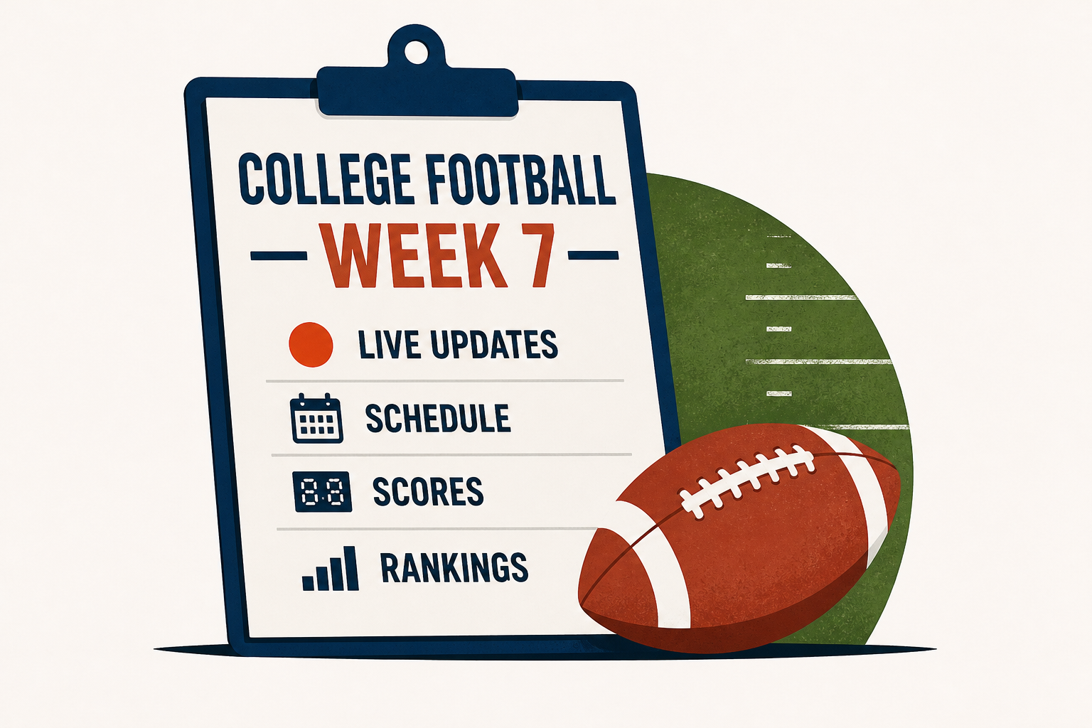 College football Week 7: Live updates, schedule, scores, rankings