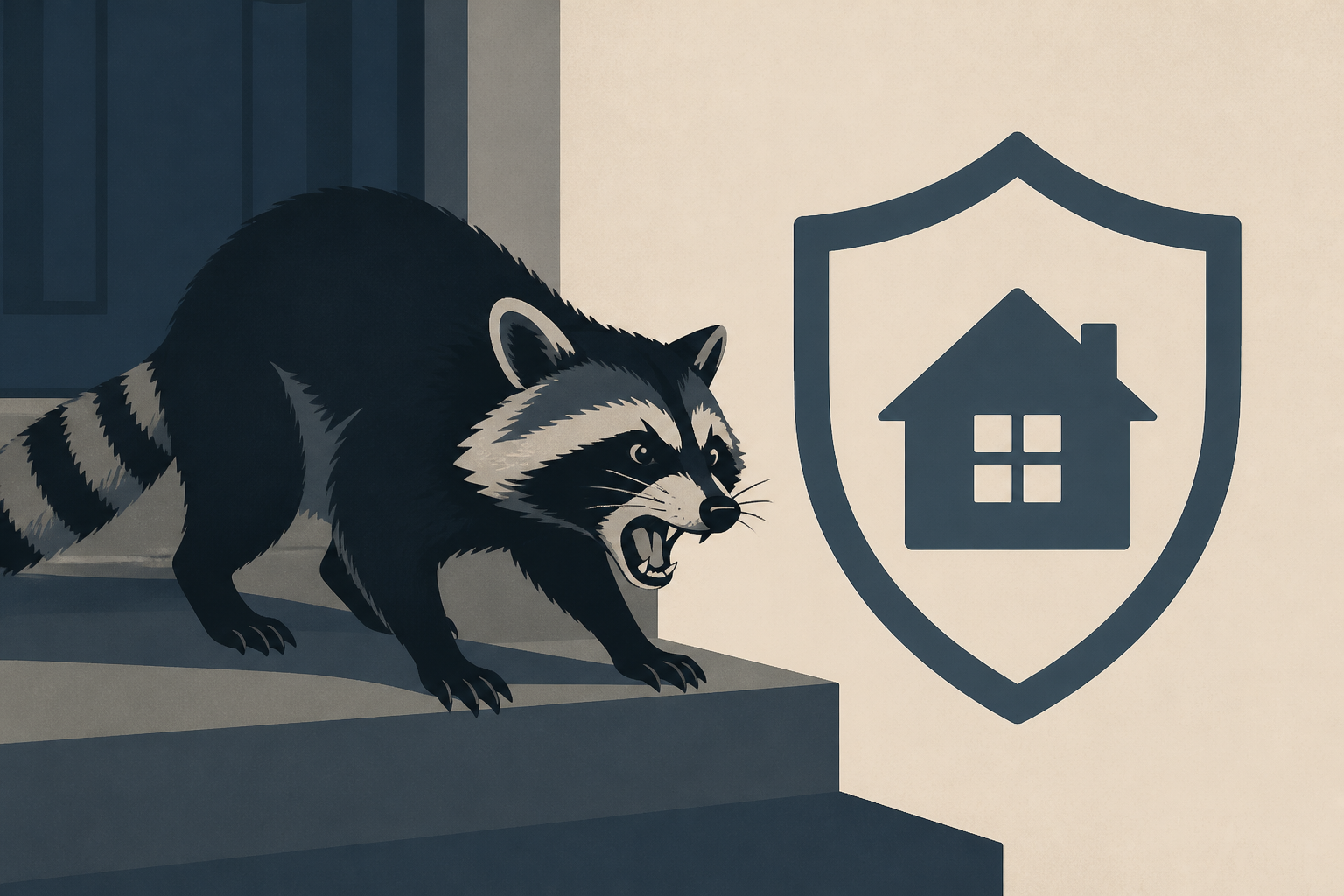 91-year-old man recounts being attacked by raccoon on front steps of Barrington home